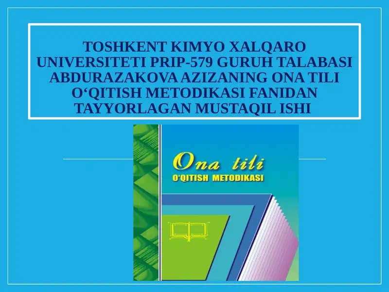 Onatili Sifatso'zturkumi