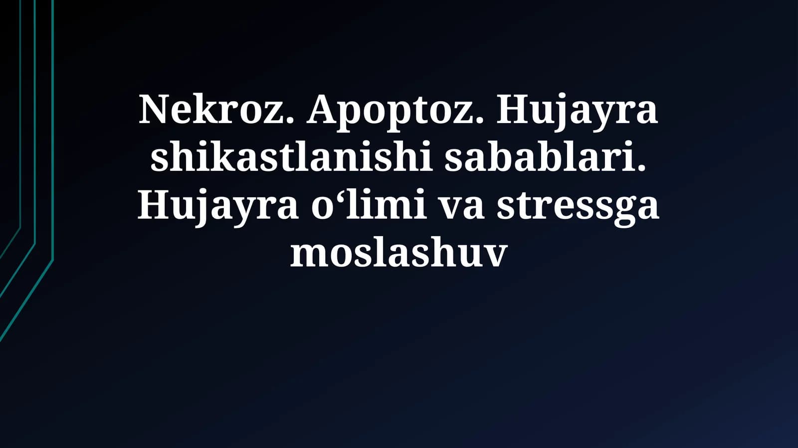 Nekroz: Ta'rifi, Turlari va Mexanizmlari