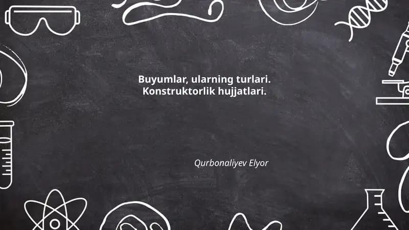 Buyumlar, ularning turlari