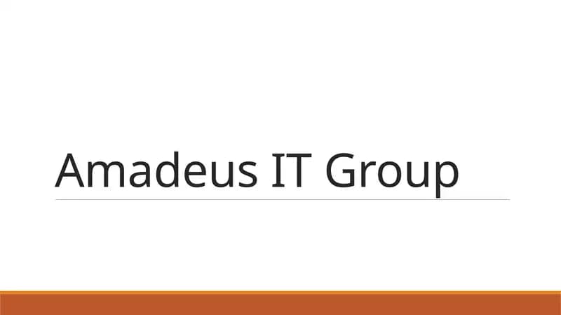 Amadeus IT Group