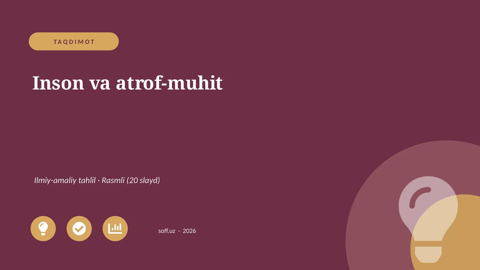 Inson va atrof-muhit