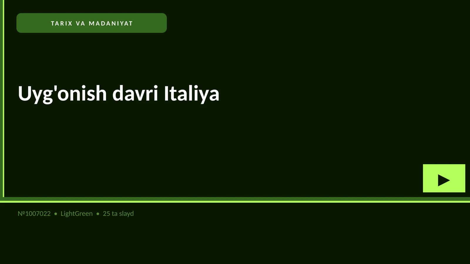 Uyg'onish davri Italiya