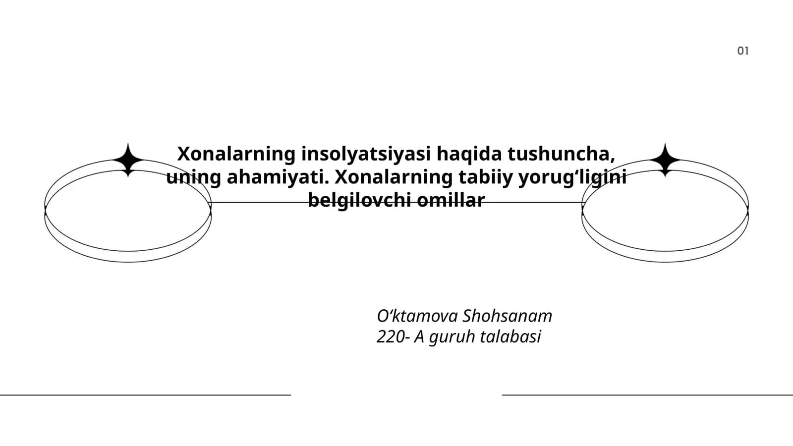 Xonalarning insolyatsiyasi tushunchasi