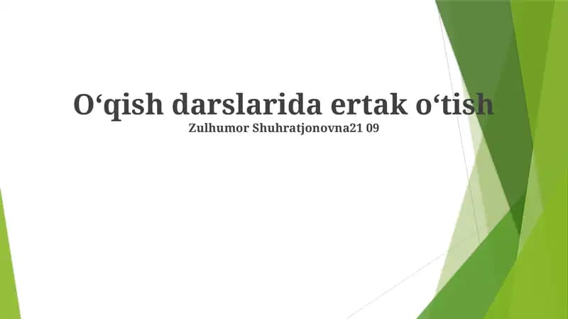 Baholash va baholanish