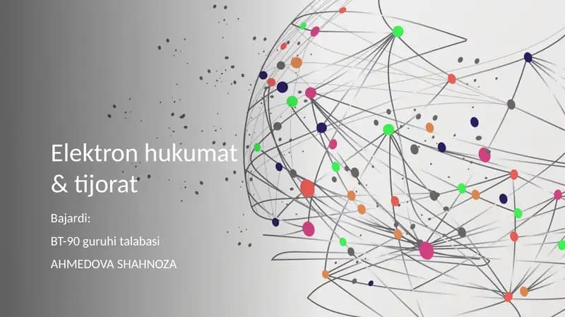 Elektron hukumat & tijorat