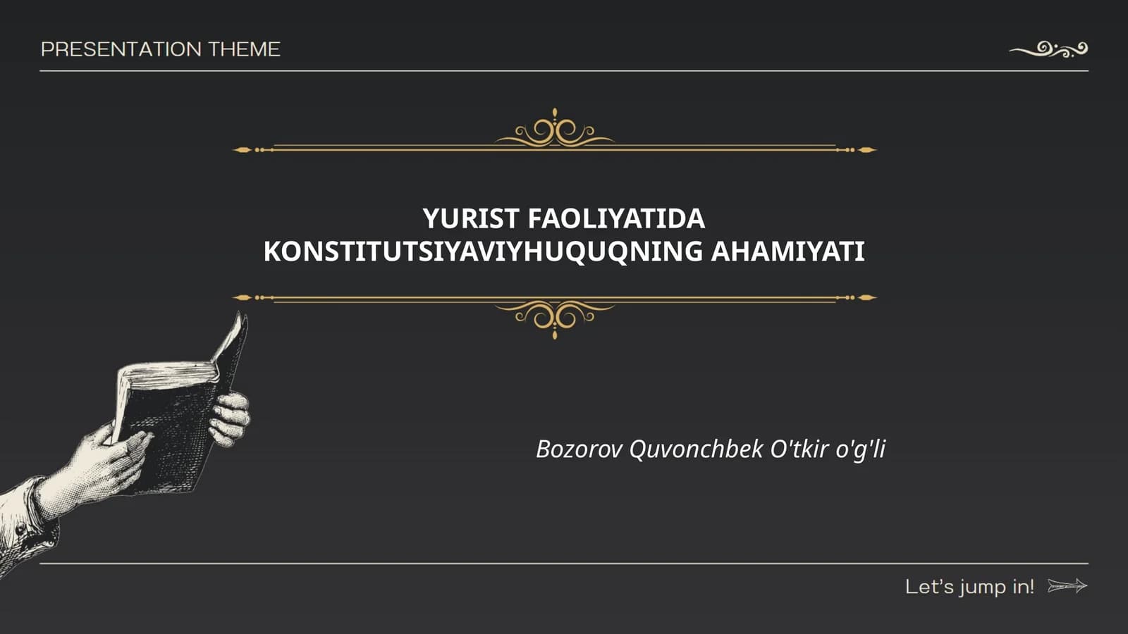 Konstitutsiyaviy Huquqning Ahamiyati