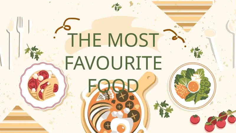 The most favourite food