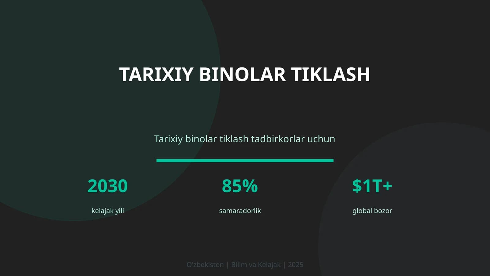 TARIXIY BINOLAR TIKLASH