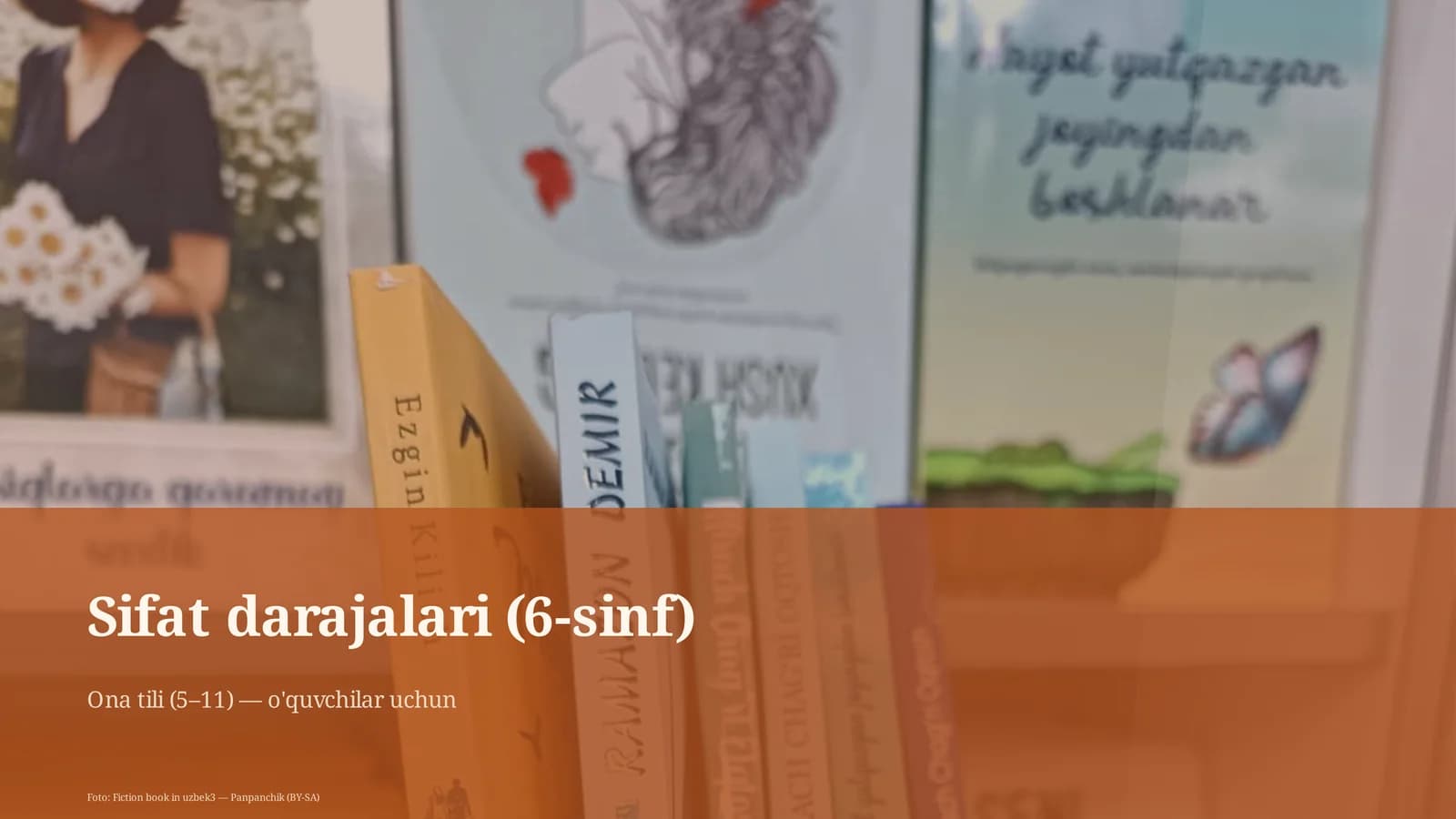 Sifat darajalari (6-sinf)