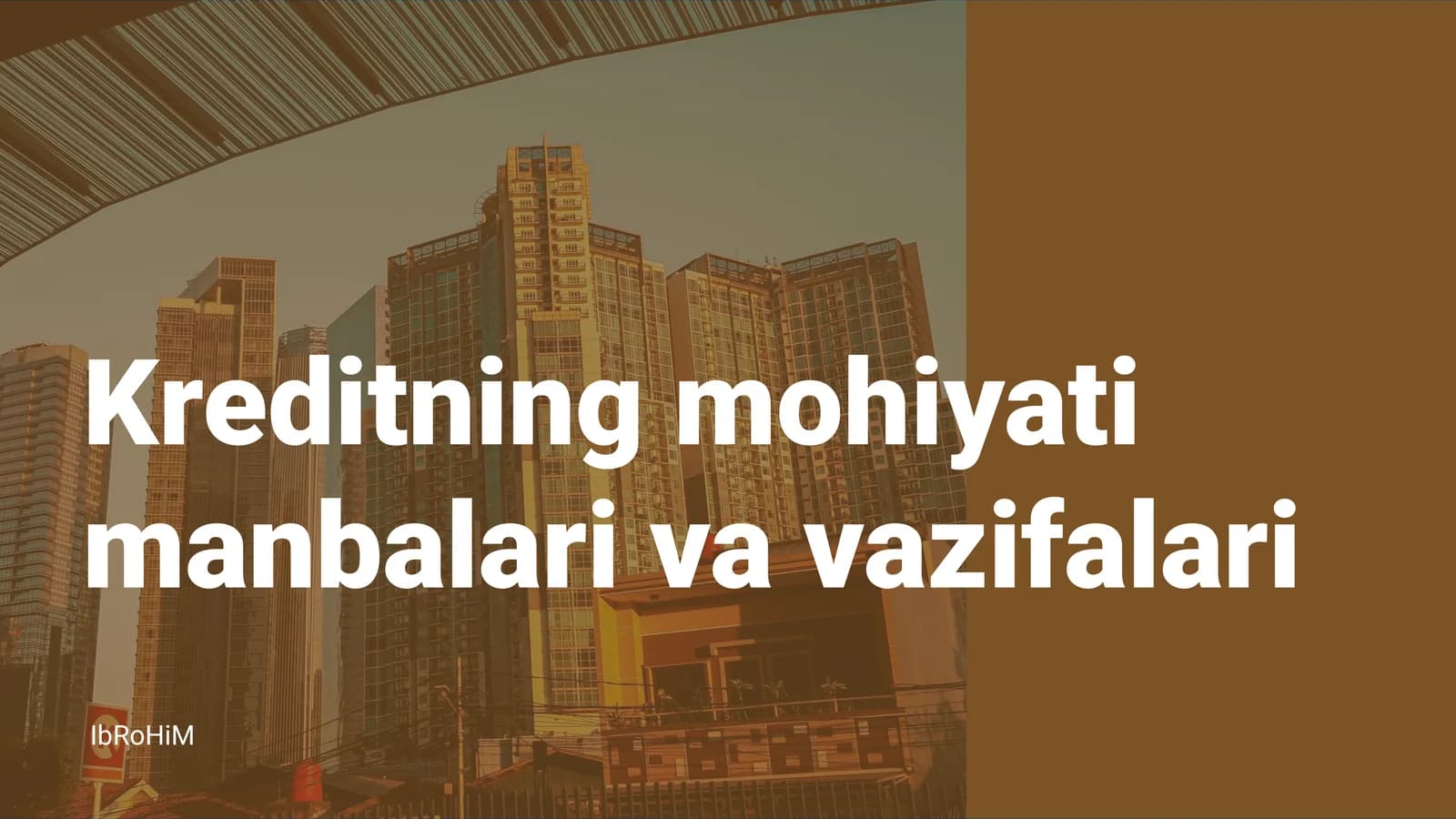 Kreditning mohiyati va vazifalari