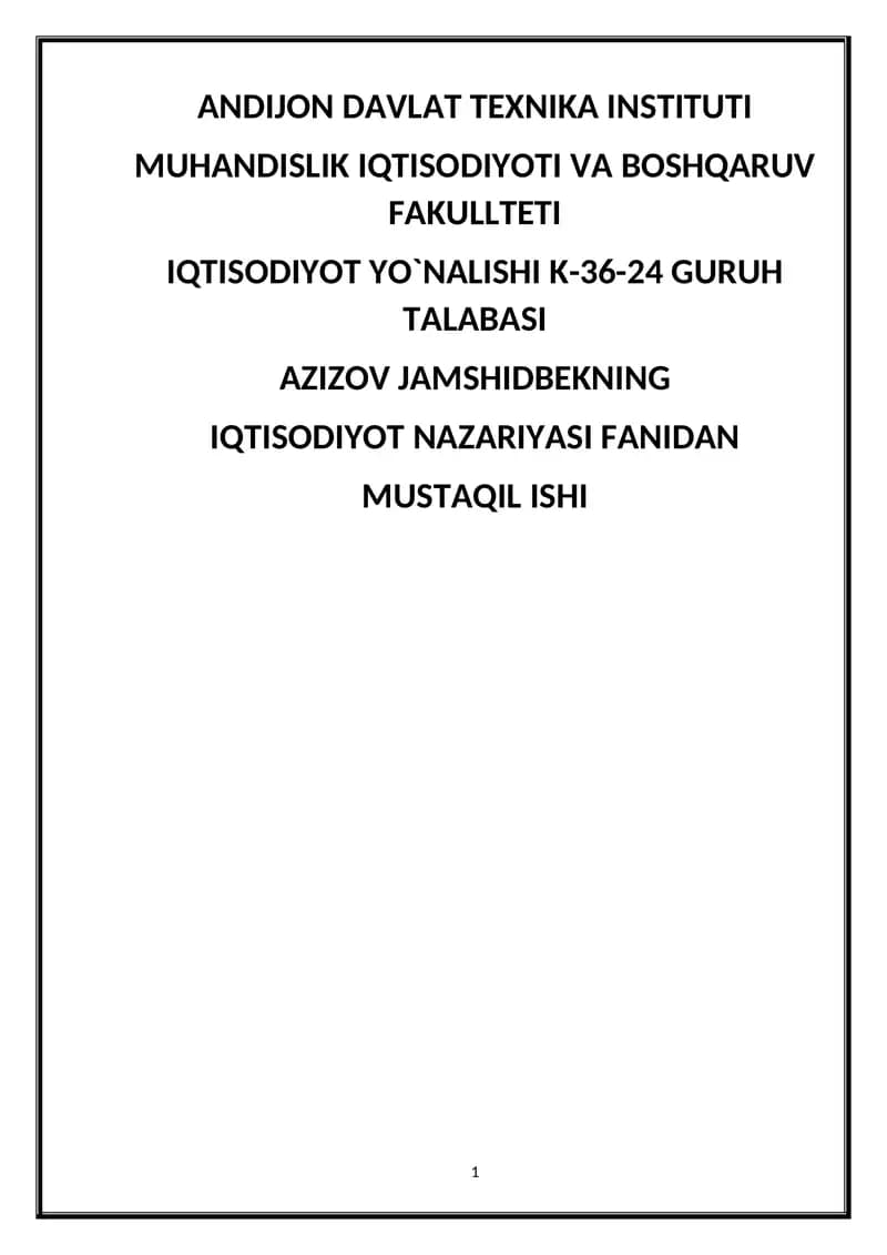 SOLIQ TUSHUNCHASI VA UNING MOHIYATI