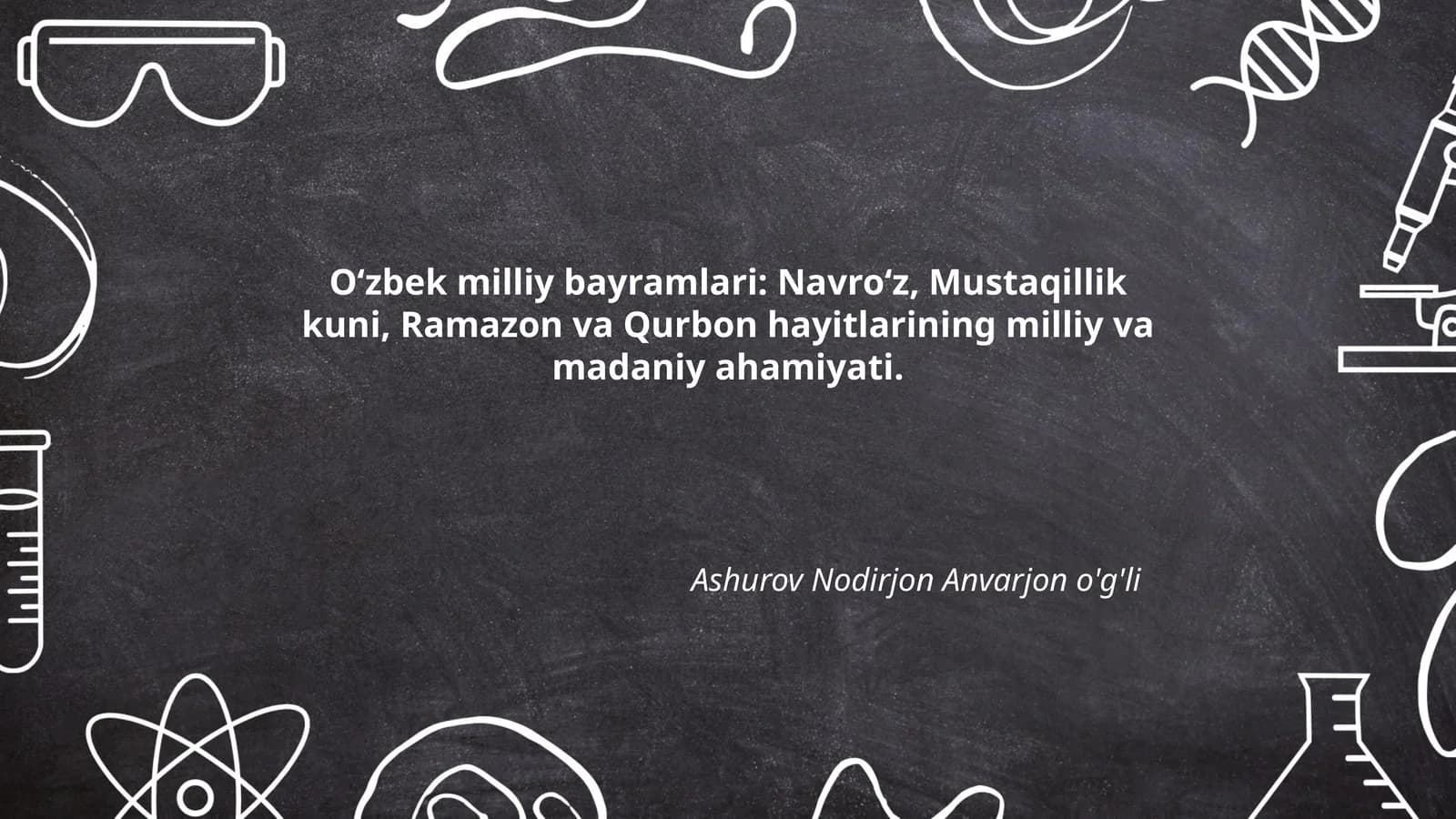 O‘zbek milliy bayramlari