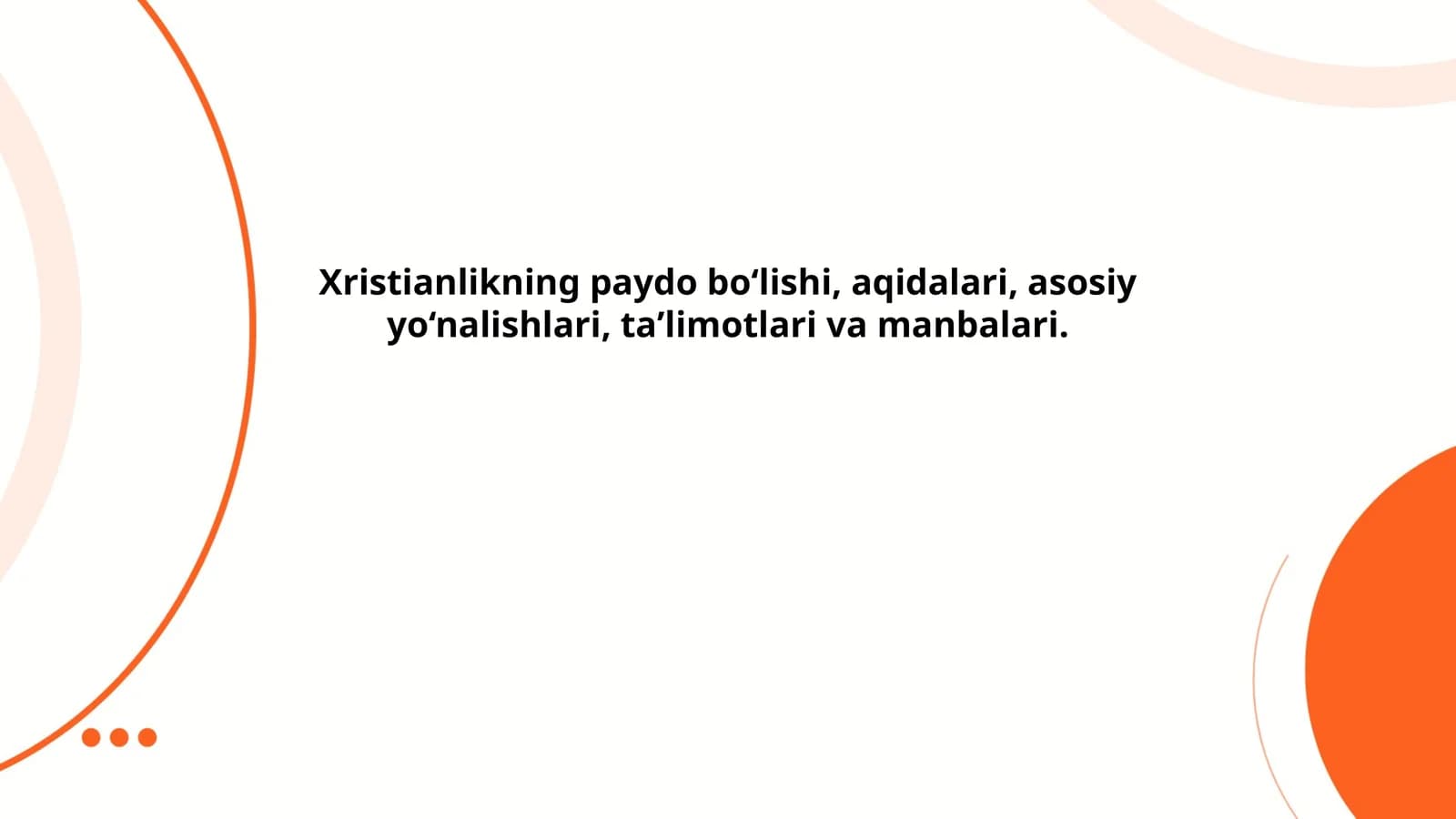 Xristianlikning kelib chiqishi