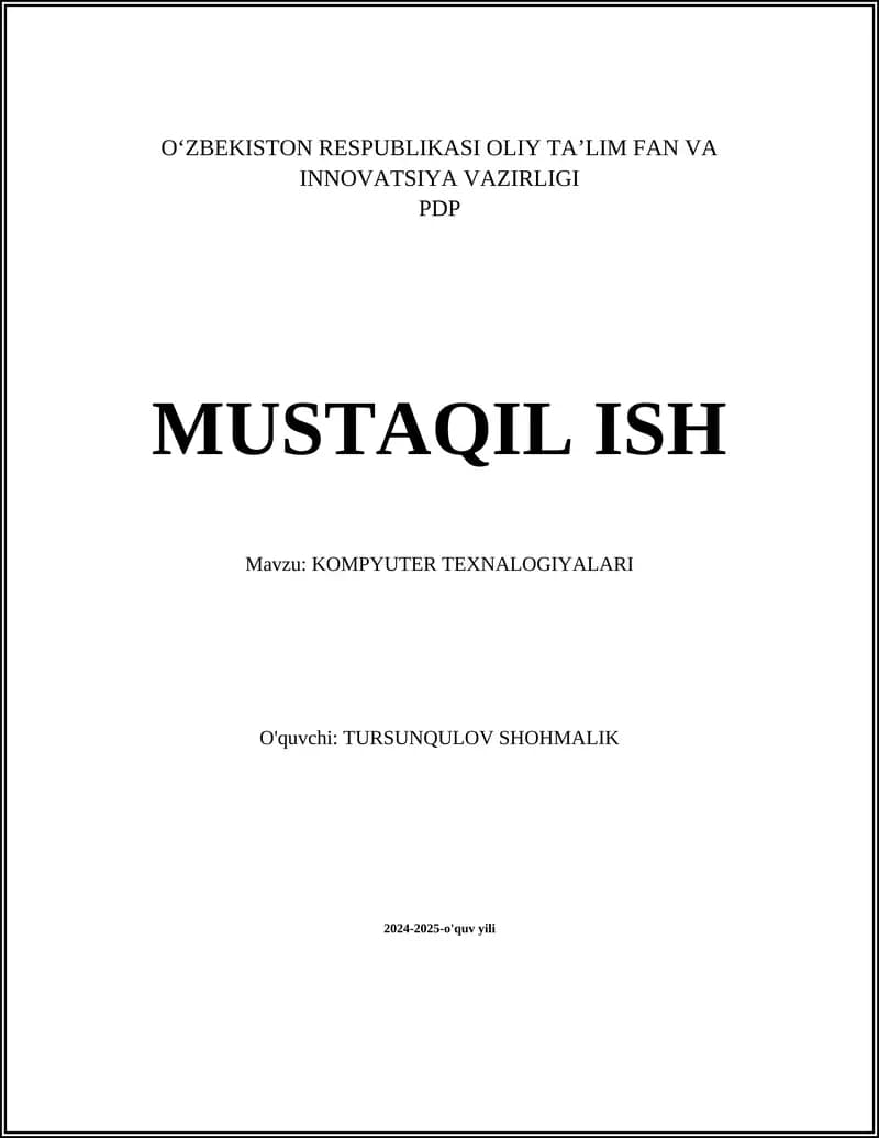 Kompyuter arxitekturasi