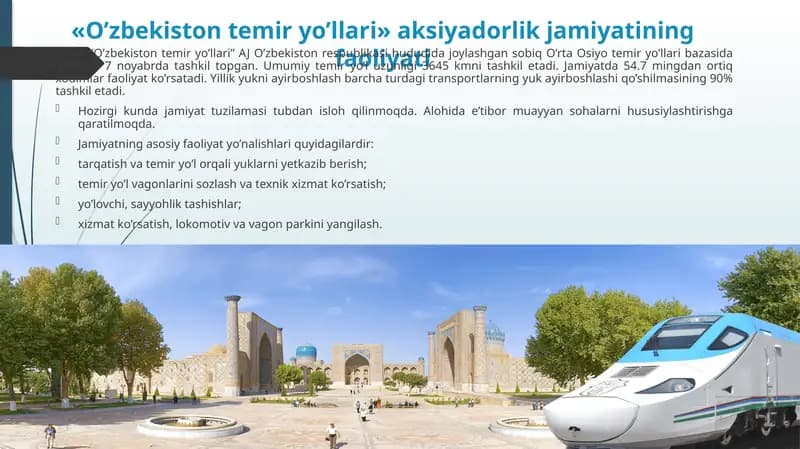 O’zbekistontemiryo’llari