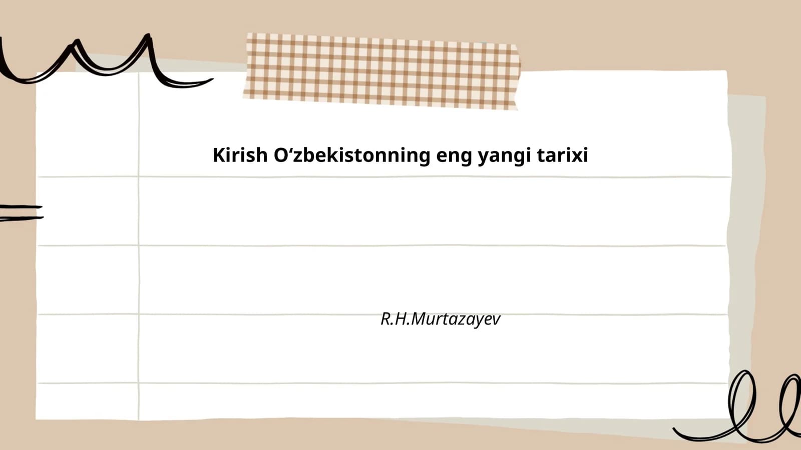 Oʻzbekistonning eng yangi tarixi