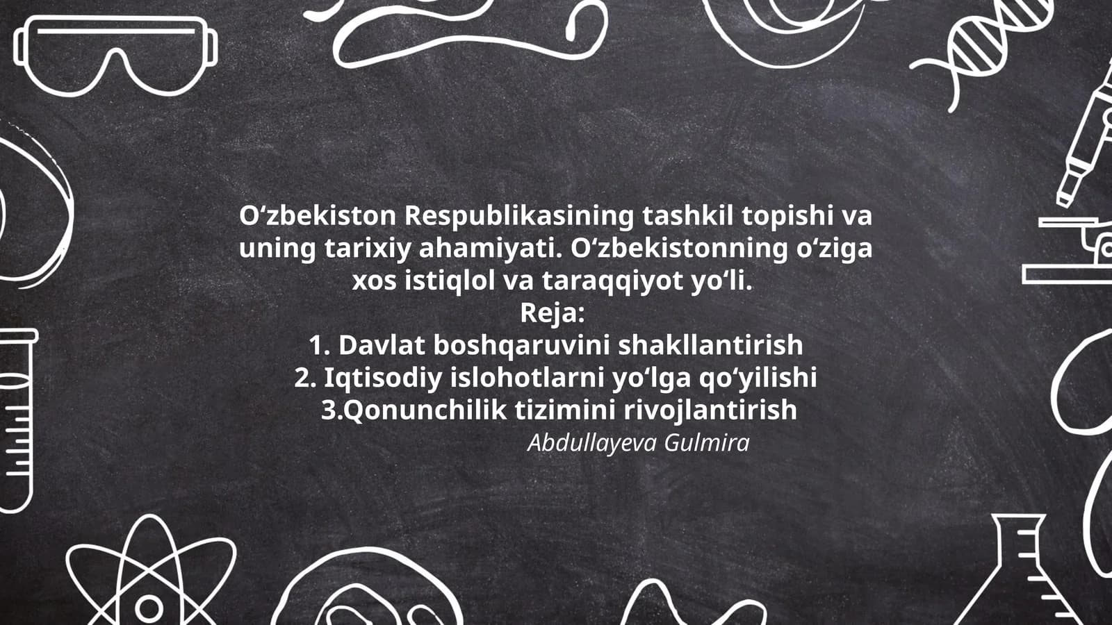 Oʻzbekiston Respublikasining tashkil topishi va uning tarixiy ahamiyati