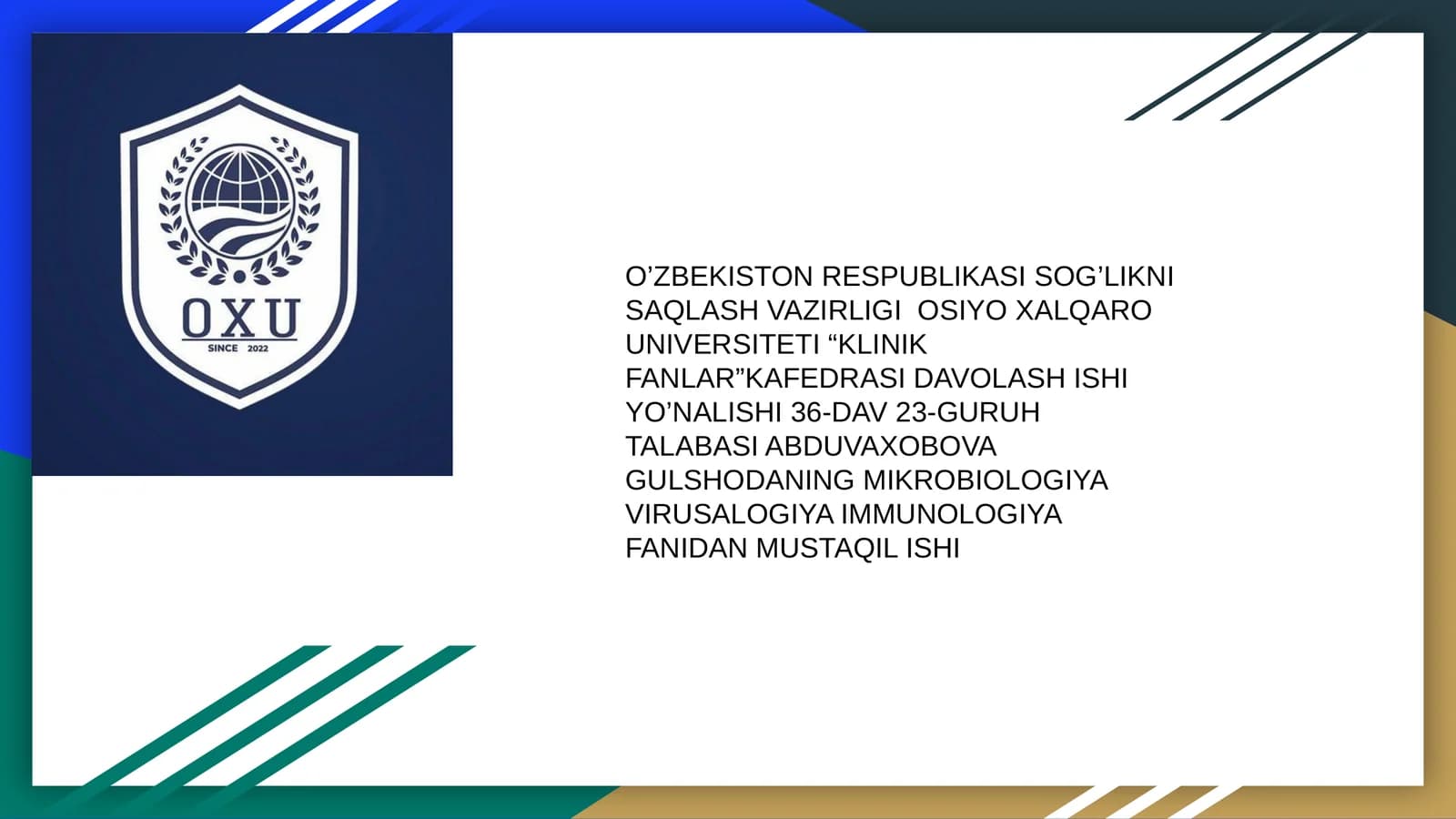 Mavzu :Gemofil bakteriyalar(yumshoq shankr qoʻzgʻatuvchisi)ularni amaliyotdagi ahamiyati , diagnostikasi haqida to'liq ma'lumot