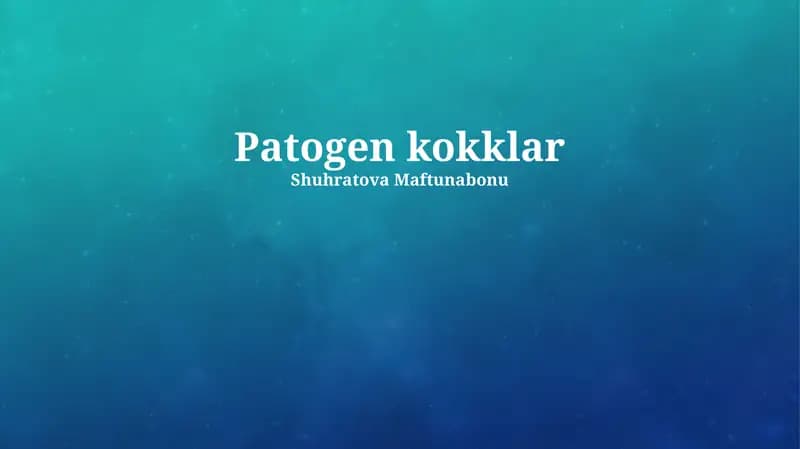 Patogen Bakteriyalar