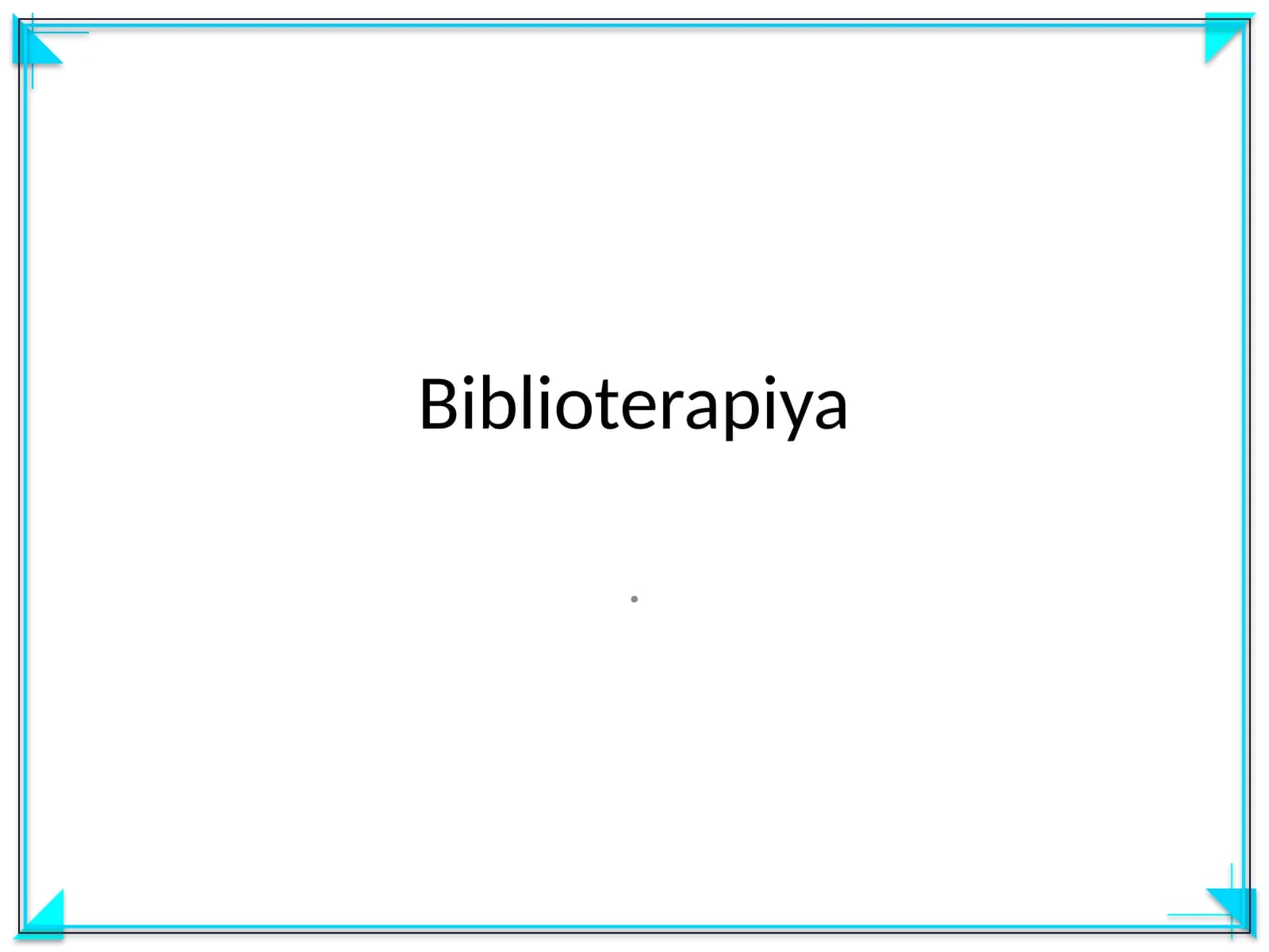 Biblioterapiya