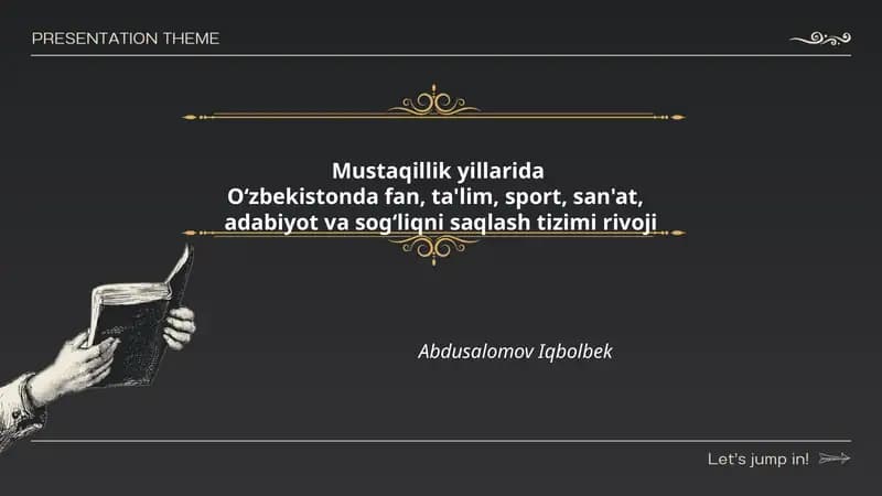 Mustaqillik yillarida O'zbekistonda