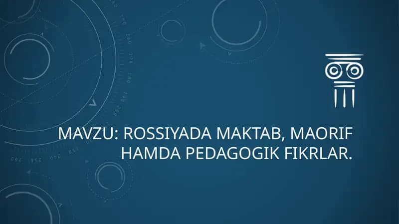 Anton Semyonovich Makarenko pedagogik qarashlari