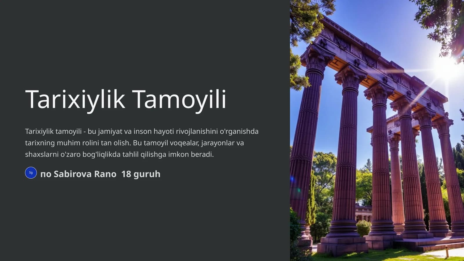 Tarixiylik Tamoyili