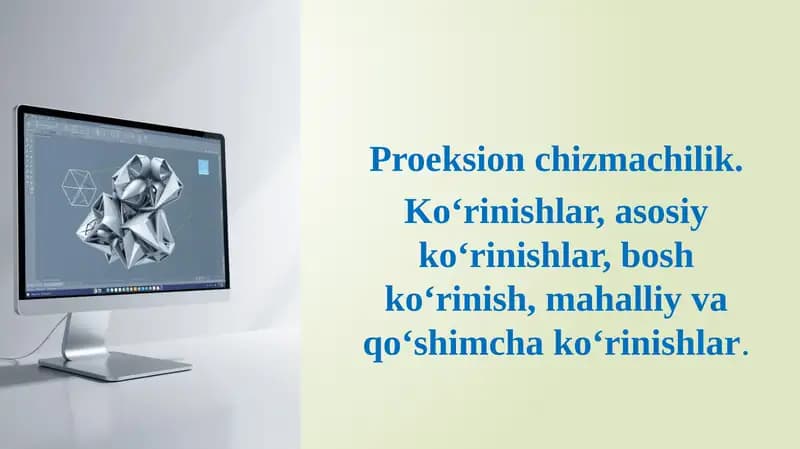 Proeksion chizmachilik