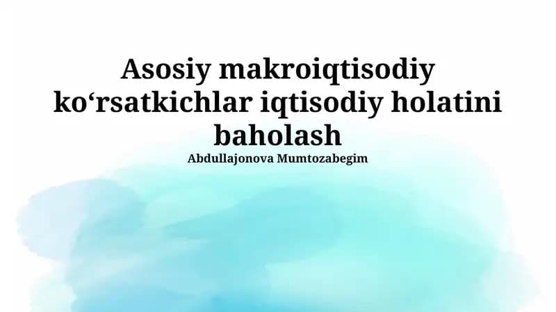 Yalpi ichki mahsulot (YaIM)