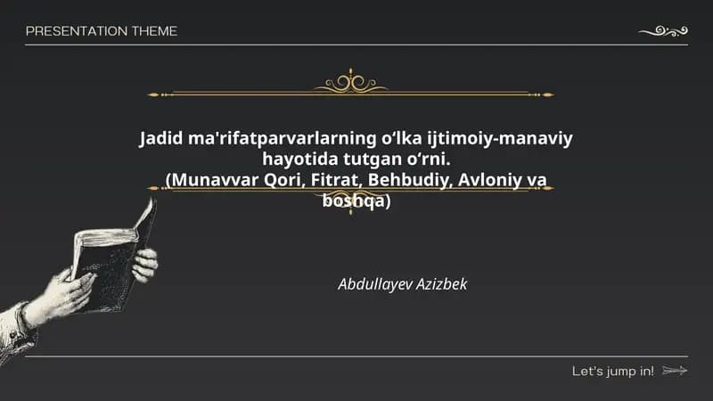 Jadid ma'rifatparvarlar harakati