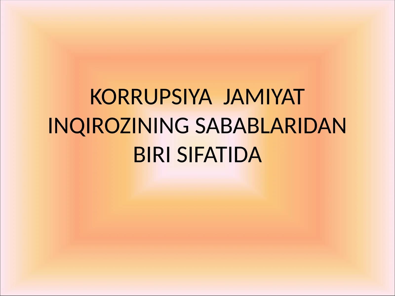 Korrupsiya