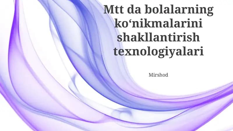 Erta Bolalik Ta'limi Ilovalari