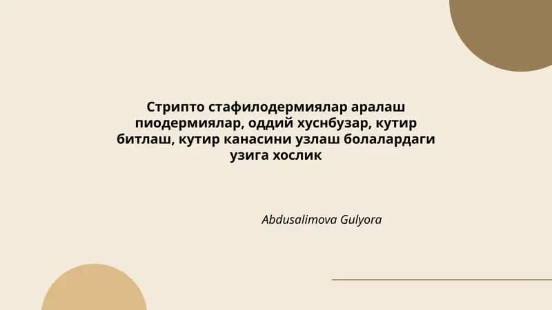 Stripsto stafilodermiyalar