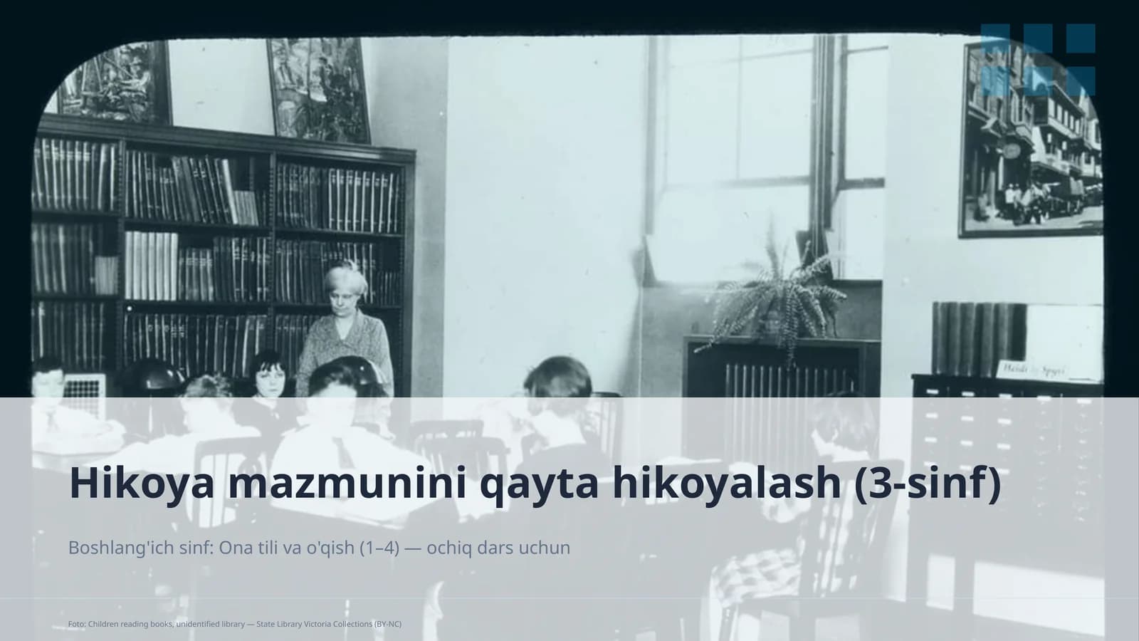 Hikoya mazmunini qayta hikoyalash (3-sinf)