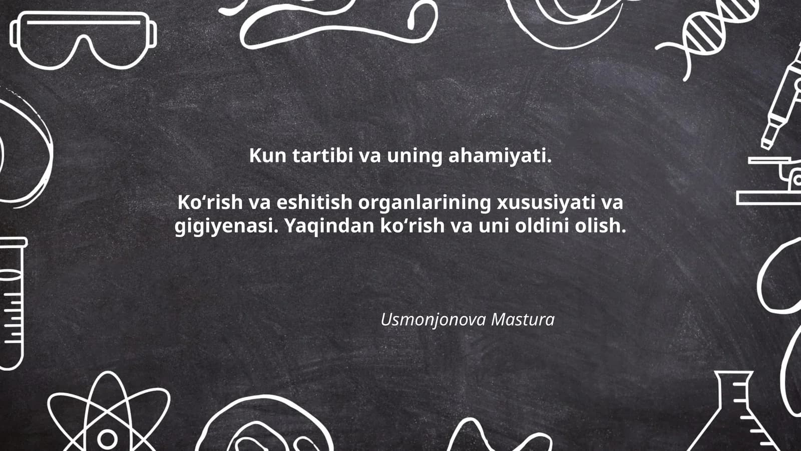 Koʻrish organlari tuzilishi