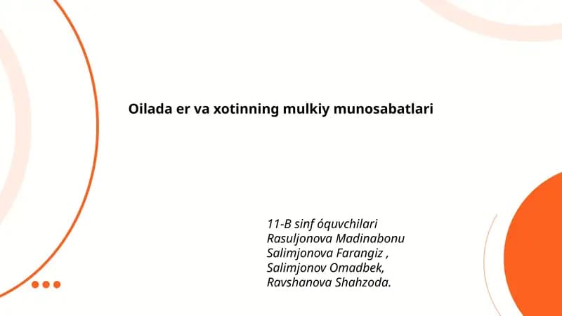 Mulk taqsimoti