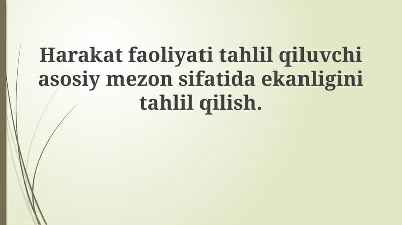 Motor faoliyati