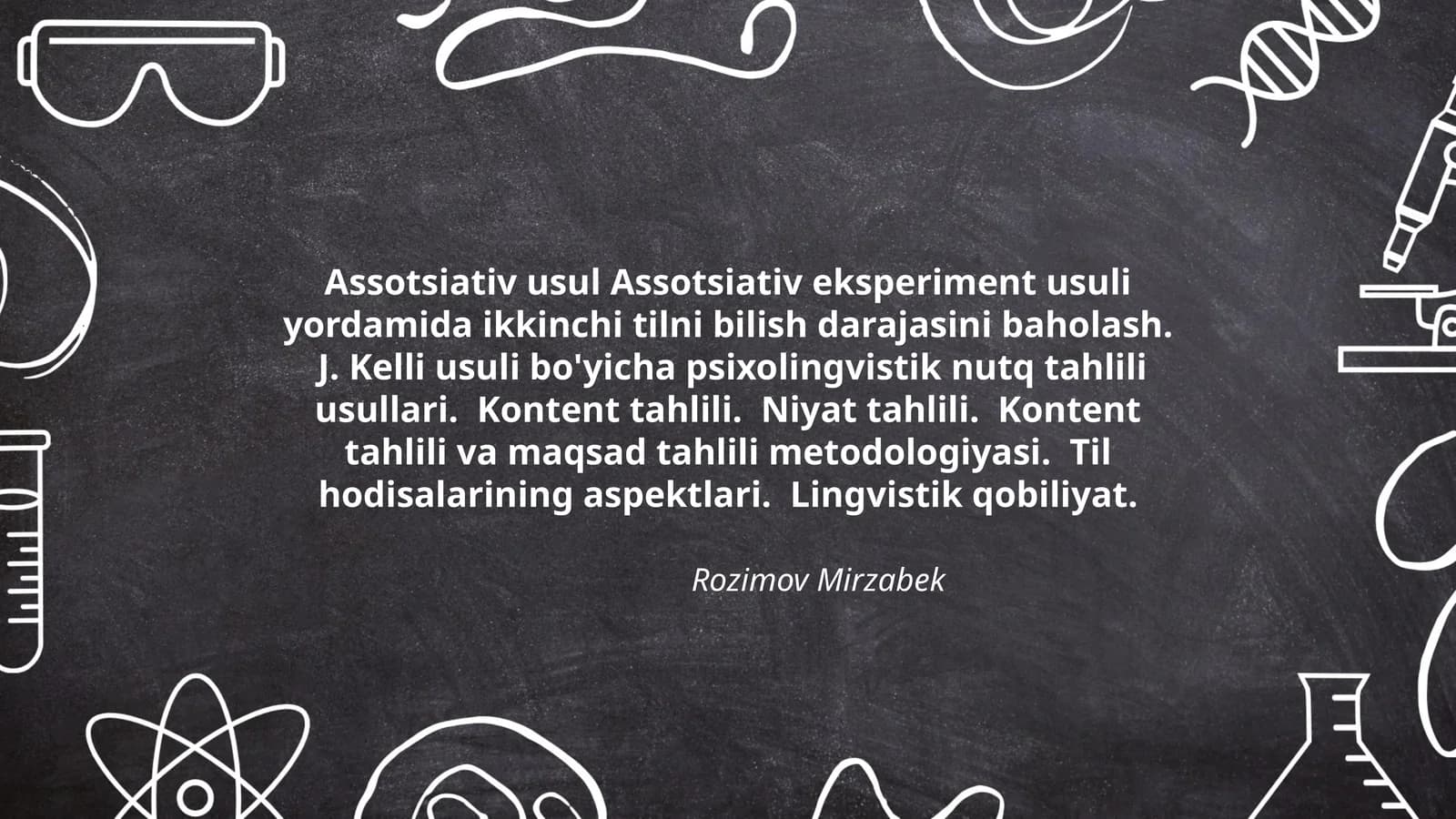 Assotsiativ eksperiment usuli