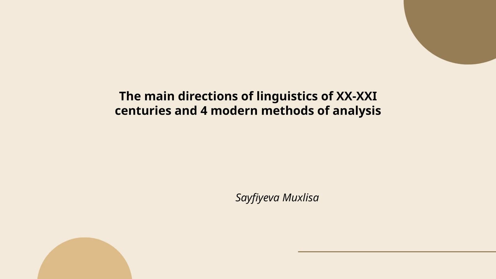 Structural Linguistics