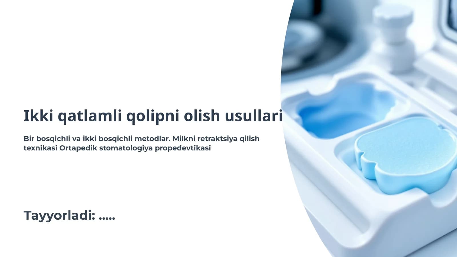 Ikki qatlamli qolipni olish usullari