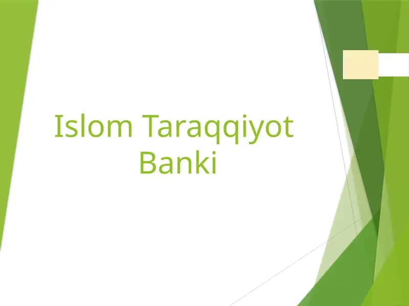 Islom Taraqqiyot Banki