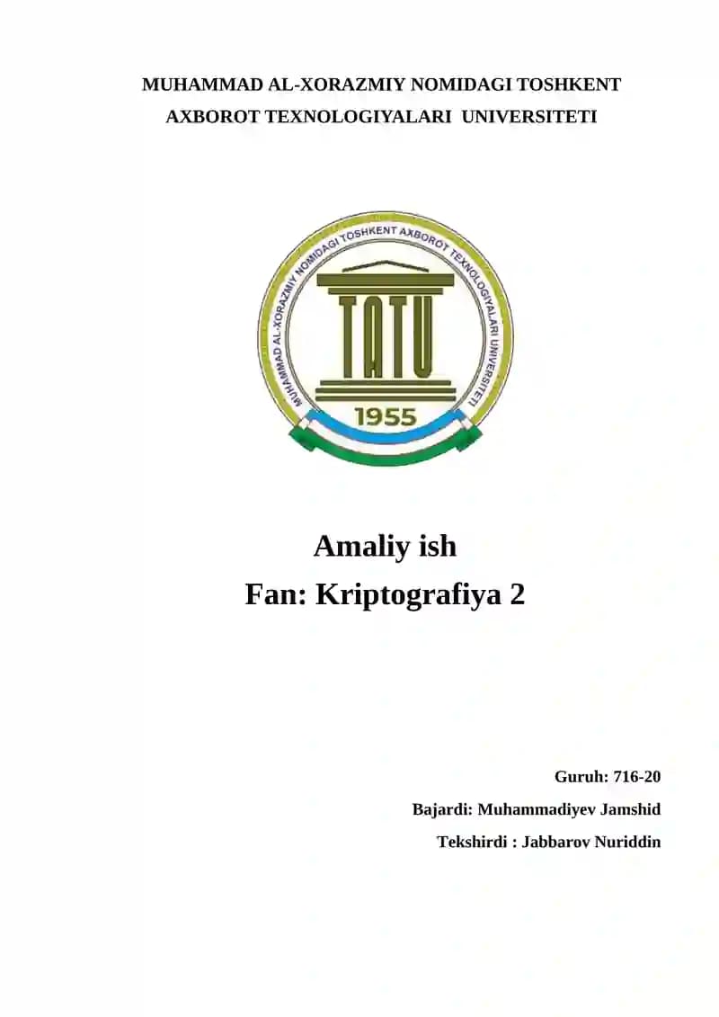 Kriptografiya 2