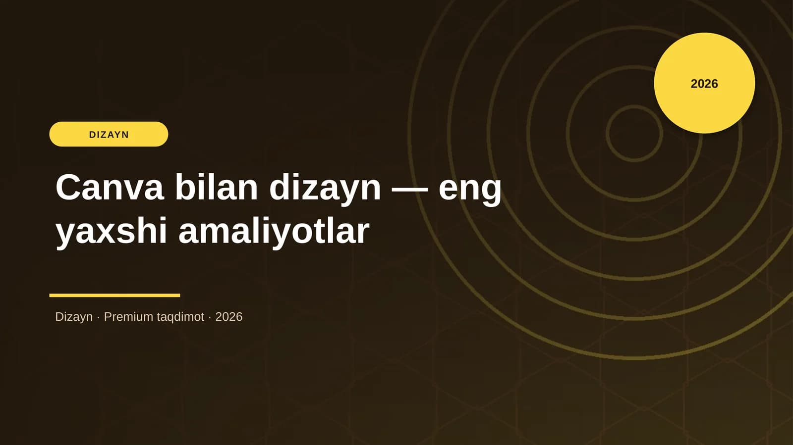 Canva bilan dizayn — eng yaxshi amaliyotlar