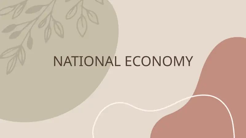 NATIONAL ECONOMY