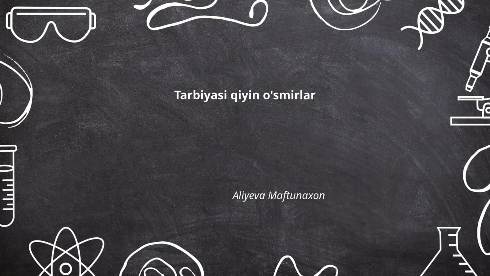 O'smirlar psixologiyasi
