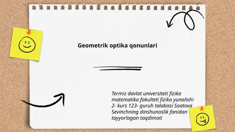 Geometrik optika qonunlari