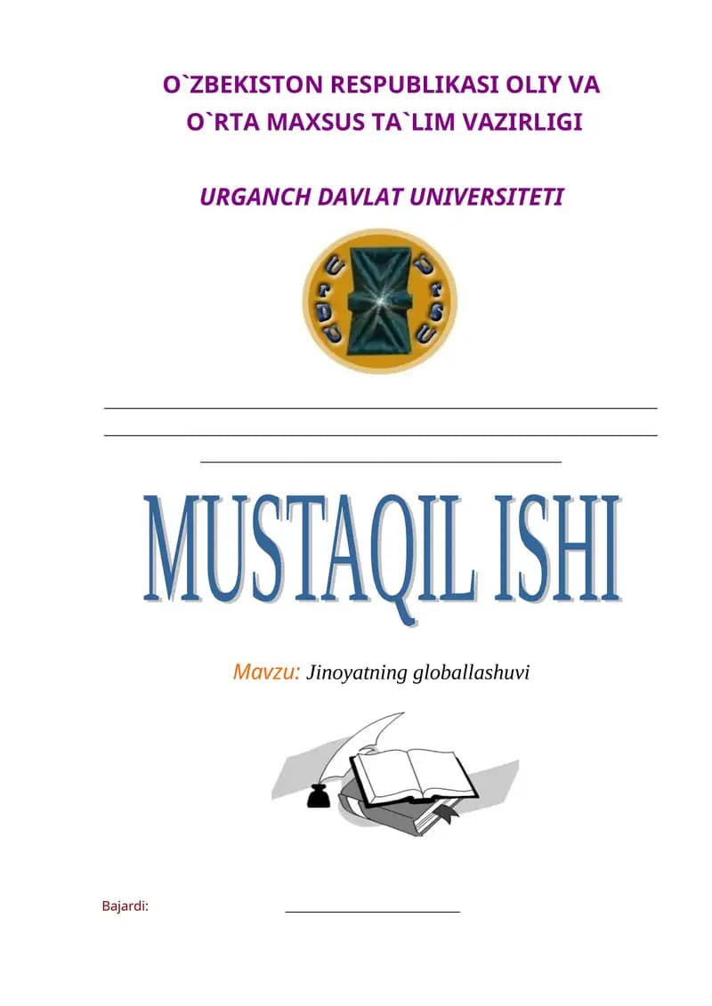 Jinoyatning globallashuvi