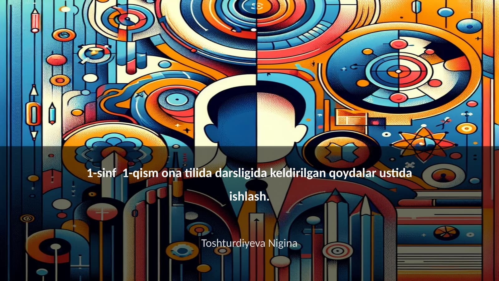 1-sinf 1-qism ona tilida darsligi