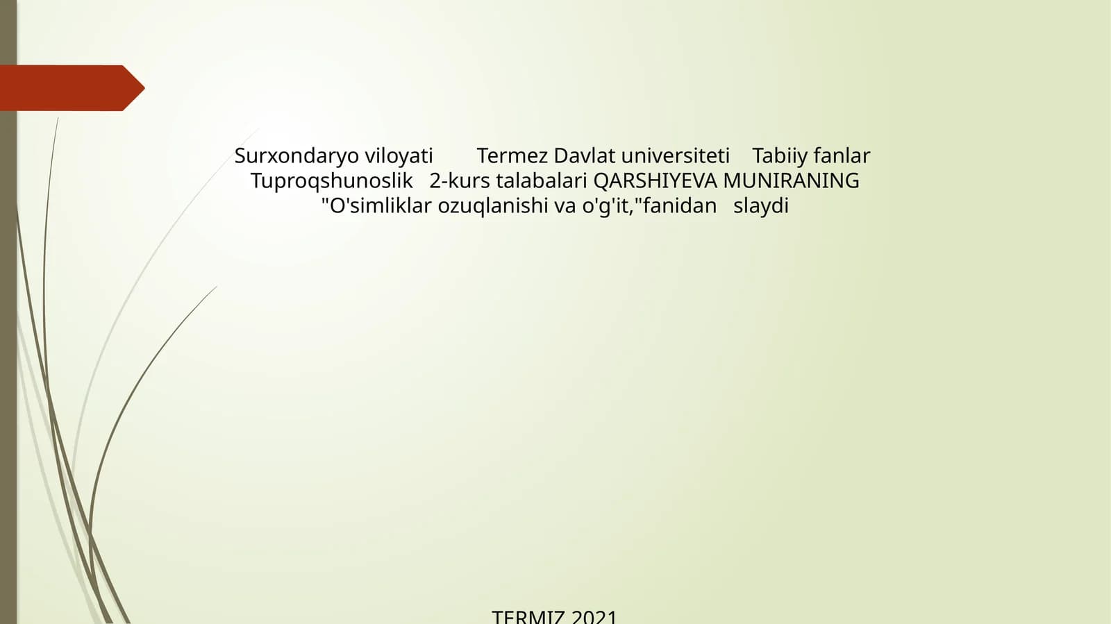 TERMIZ 2021