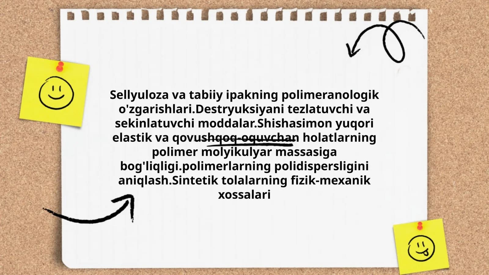Sellyuloza va tabiiy ipakning polimeranologik o'zgarishlari